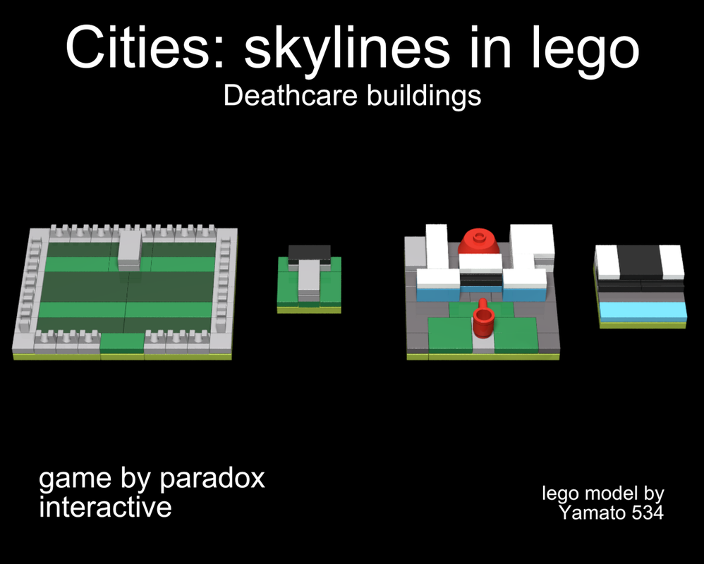 Lego Deathcare Buildings(Cities: Skylines in Lego)