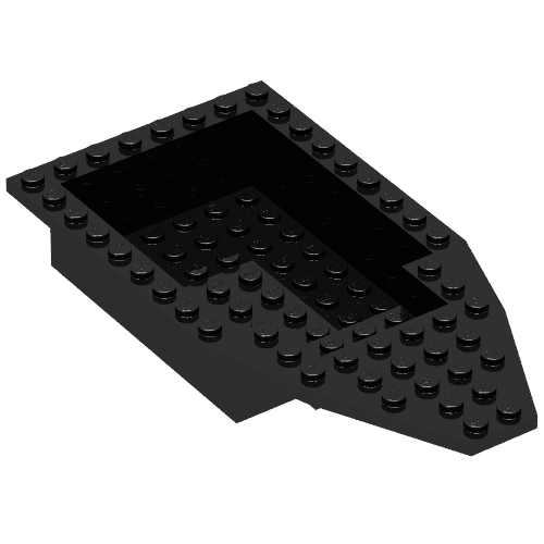 Lego Boat Deck 8 x 16 x 3 / Black