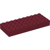 Lego Brick 4 x 10 / Dark Red
