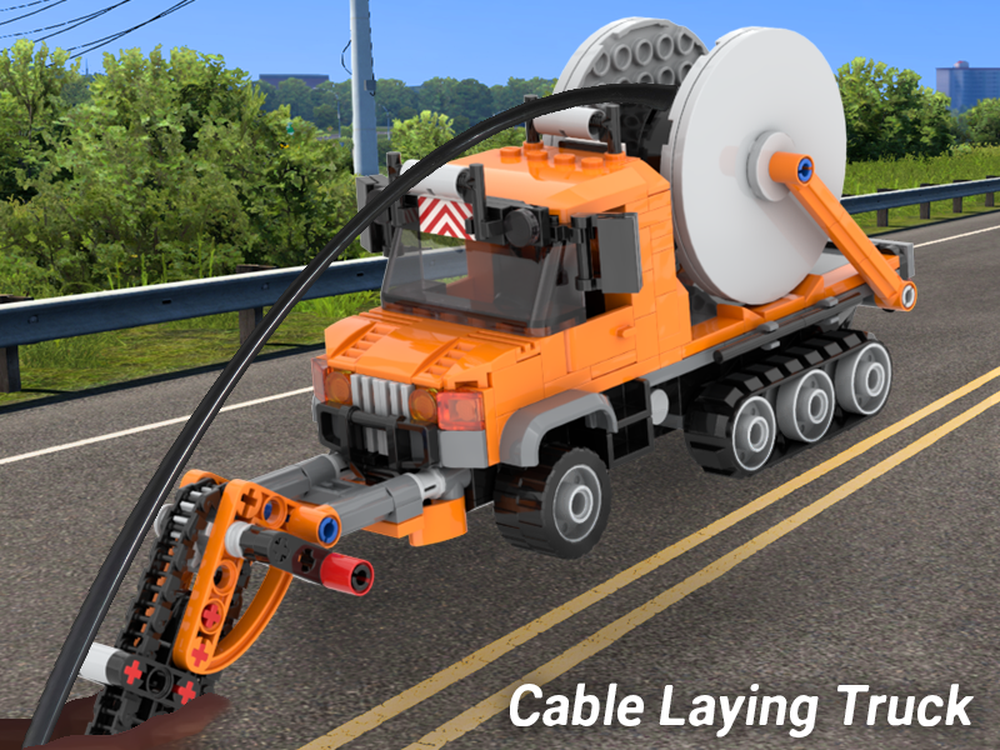 Lego Cable Laying Truck