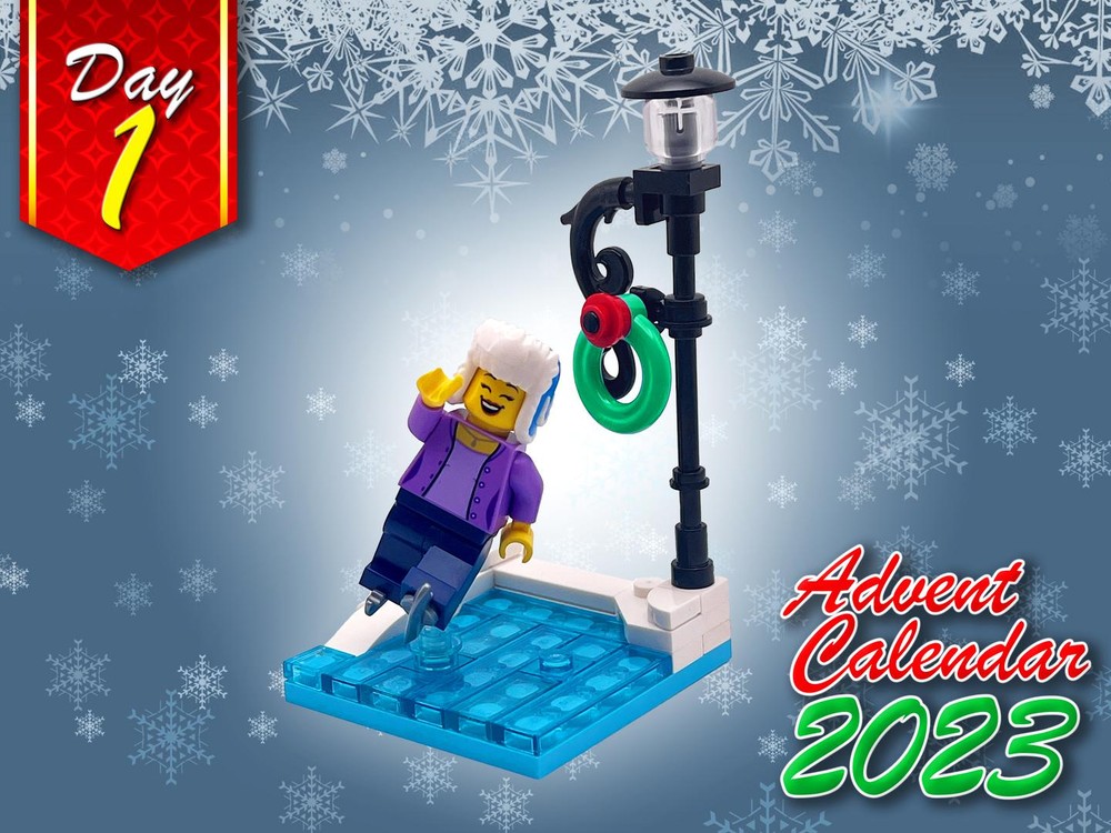 Lego Advent Calendar Day 1 - Ice Skating