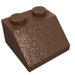 Brick Sloped 45° 2 x 2 / Brown