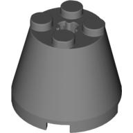 Lego Cone 3 x 3 x 2 / Chrome Silver