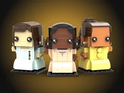 The Schuyler Sisters Brickheadz (From Hamilton)