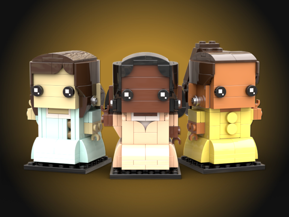 Lego The Schuyler Sisters Brickheadz (From Hamilton)