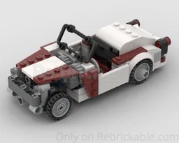 Mini Vintage Car (With Working Steering)