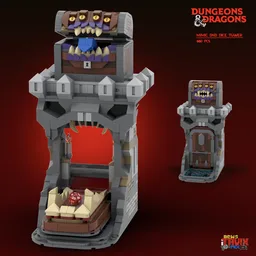 Mimic DnD Dice Tower