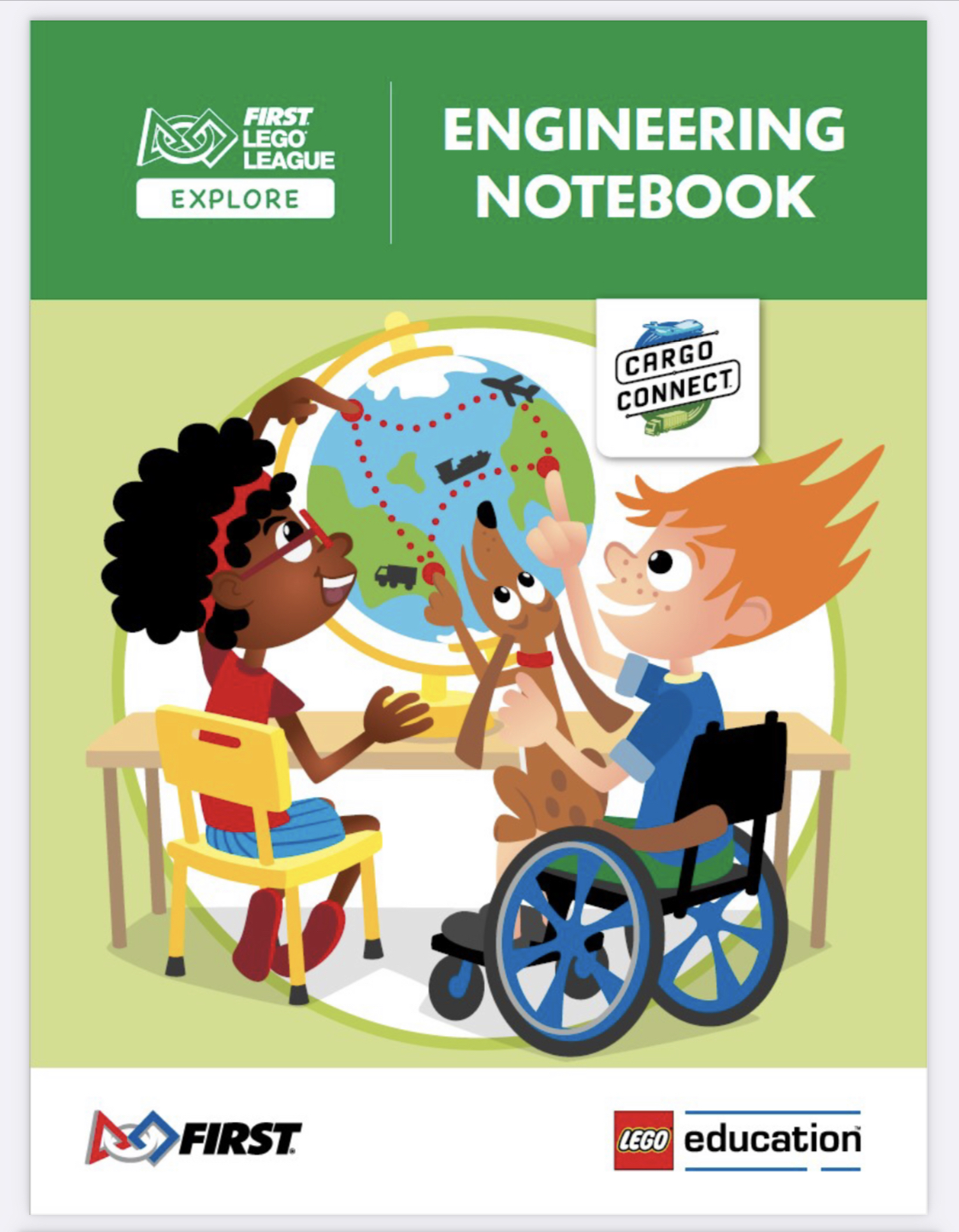 Lego CARGO CONNECT Engineering Notebook (FLL Explore)