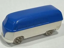 HO Scale VW Van - White Base, Completely Colored Top