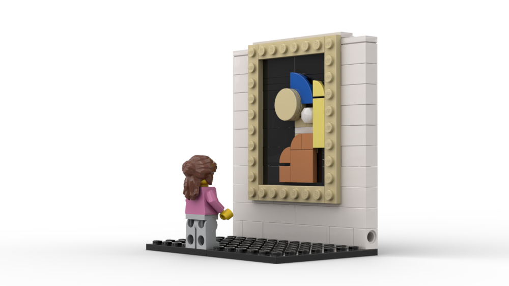 Lego Girl with a Pearl Earring - Johannes Vermeer (gallery)