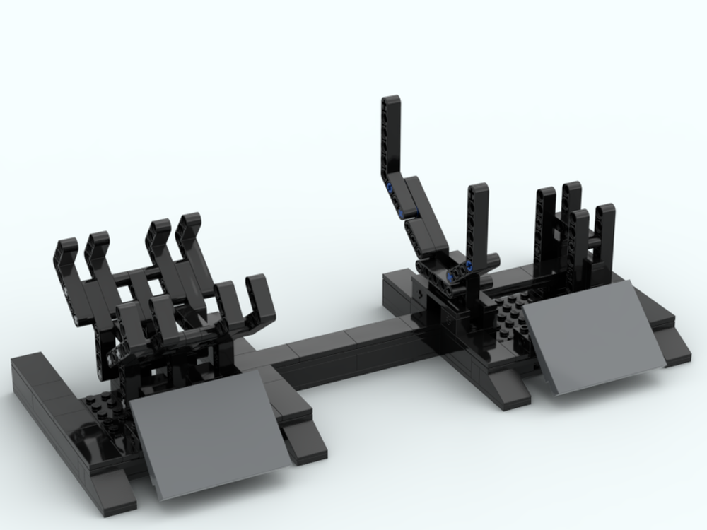 Lego Display Stand for the Apollo CSM and Lunar Lander (Eiffleman mods)