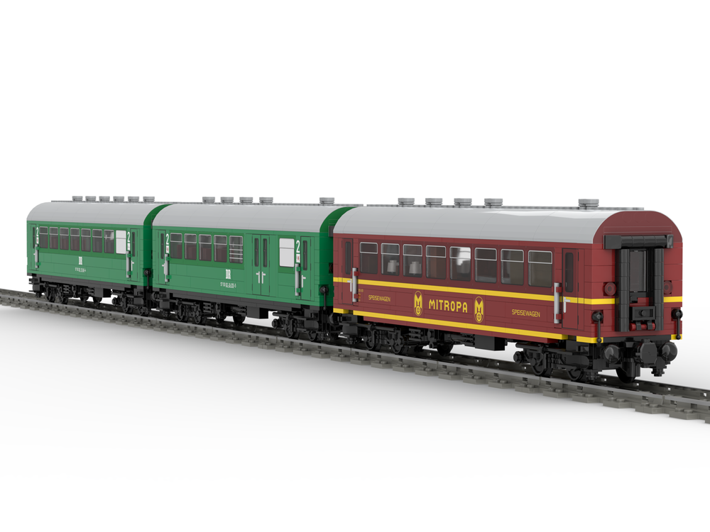 Lego “Reko” Coaches 4-axle of the Deutsche Reichsbahn