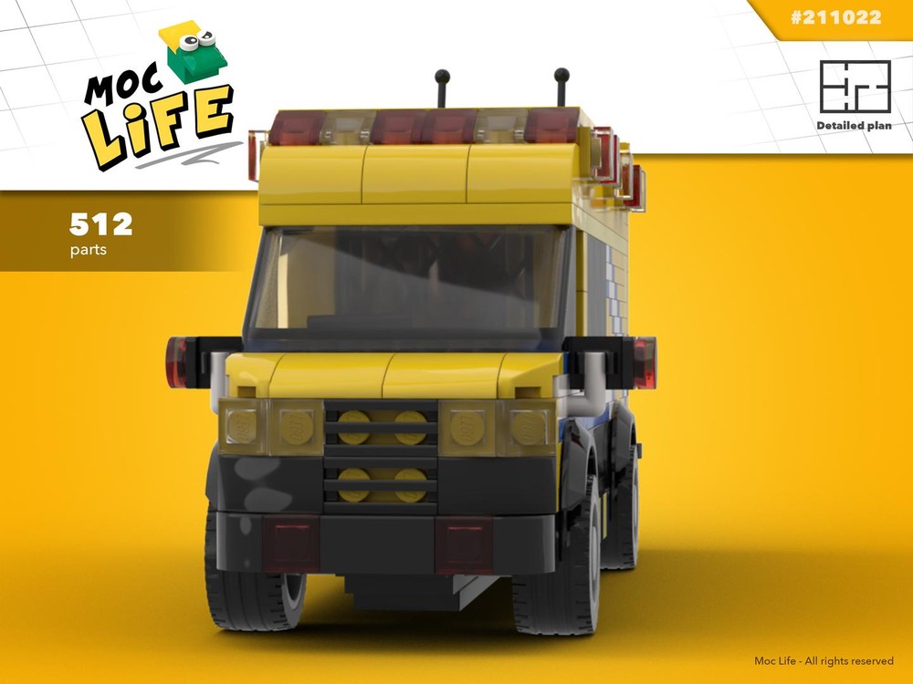 Lego Ford Transit 350 Ambulance Santé Québec
