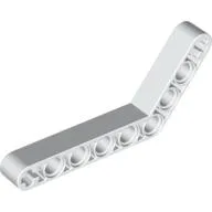 Technic Beam 1 x 9 Bent (6 - 4) Thick / White