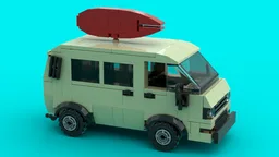 Surfer Boy Pizza Van