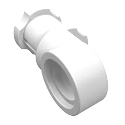 Technic Axle and Pin Connector Toggle Joint Smooth / White