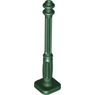 Lamp Post 2 x 2 x 7 with 4 Base Flutes / Dark Green
