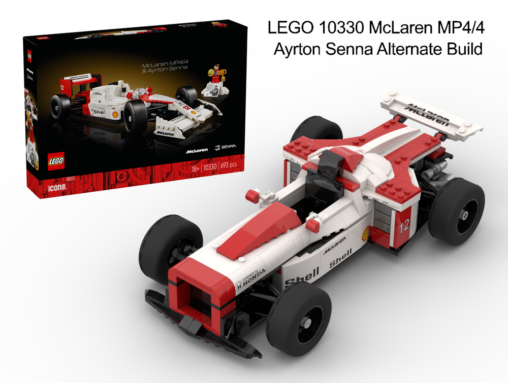 LEGO Icons 10330 McLaren MP4/4 Ayrton Senna Alternate Build