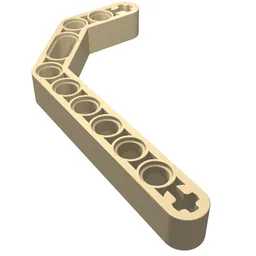 Technic Beam 1 x 11.5 Double Bent Thick / Tan