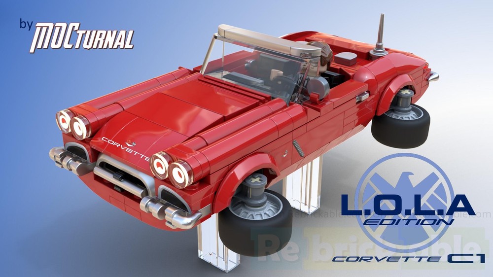 Lego MOCturnal Corvette C1 (L.O.L.A Edition)