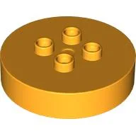 Duplo Brick Round 4 x 4 with 4 Studs