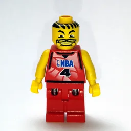 Basketball Player, Red  Torso, Red Legs #4