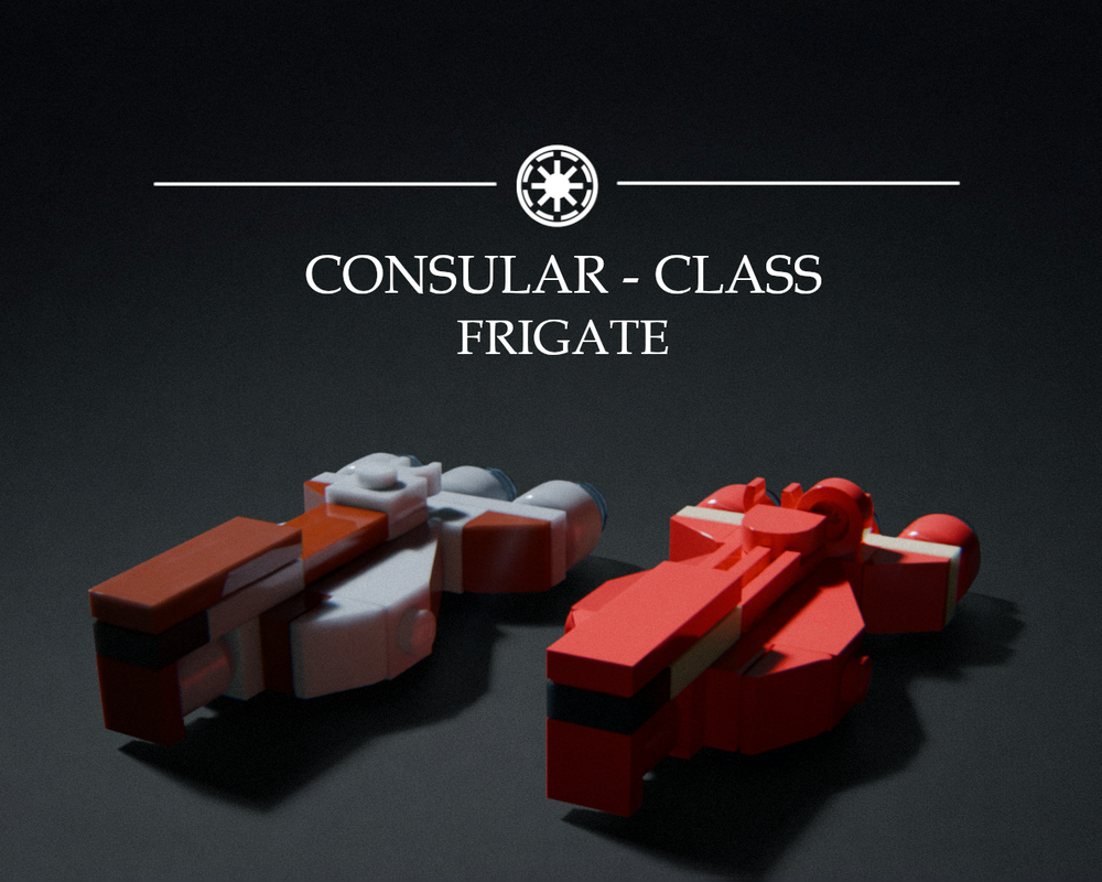 Lego Consular-Class frigates 1/2700th Scale
