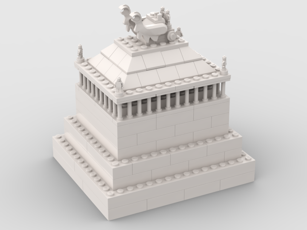 Lego Mausoleum at Halicarnassus, Wonder of the World