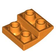 Brick Curved Inverted 2 x 2 x 2/3 / Orange