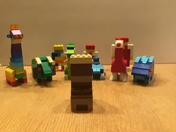 10698 Brown dinosaur