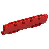 Lego Technic Panel Curved 11 x 3 with 10 Pin Holes through Panel Surface / Red