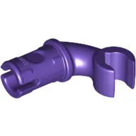 Arm, Short, with Technic Pin / Dark Purple