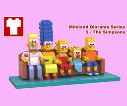 Miniland Dioramas - 5 The Simpsons