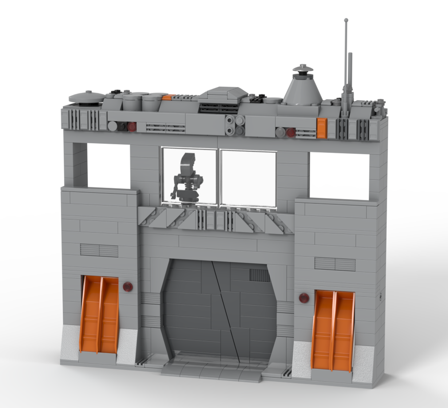 Lego Sci-Fi Gate Background Building