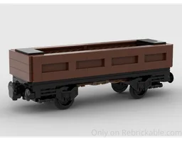 Cargo Train Open Wagon (6-wide)