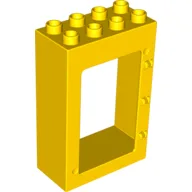 Duplo Door Frame 2 x 4 x 5 / Yellow