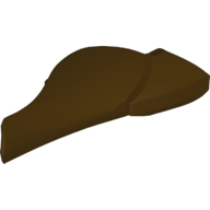 Lego Large Figure Limb Cover, Leg Shin Guard with Ball Joint Socket / Dark Brown