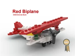30669 Red Biplane