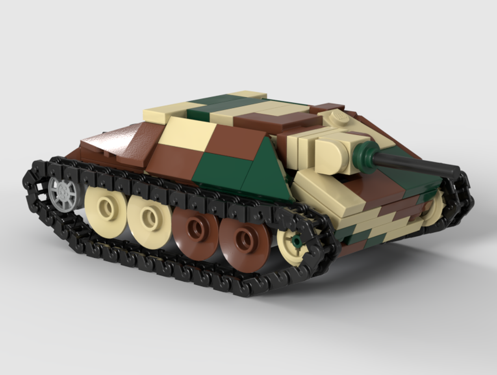 Lego WW2 Hetzer tank 1:45 scale