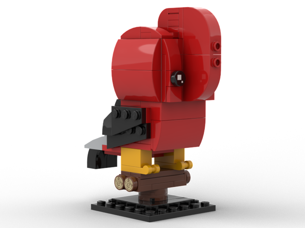 Lego Andean Cock-of-the-Rock (Male): Birdheadz
