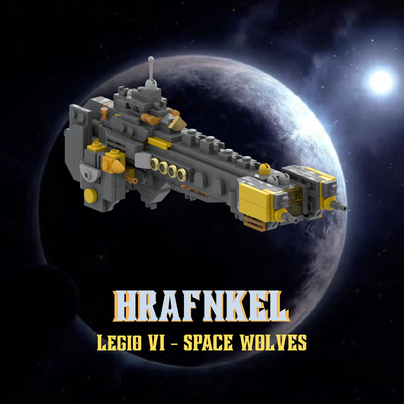 Lego Hrafnkel, desk-scale, Warhammer 40k