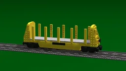 Bulkhead Flat Car