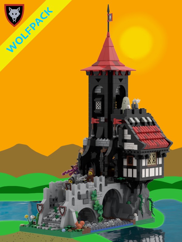 Lego Wolfpack River Fort