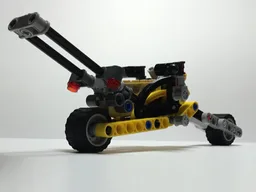 Long Chopper Motorcycle