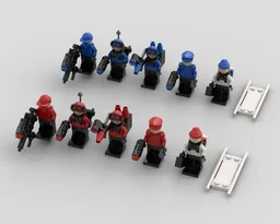 Red Vs Blue Soldier Pack