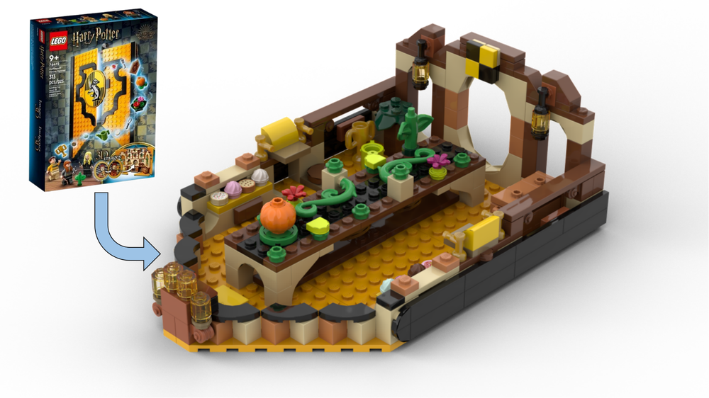 Lego 76412 Alternative "Herbology lesson"