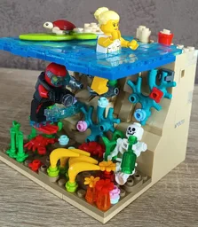 the underwater scene