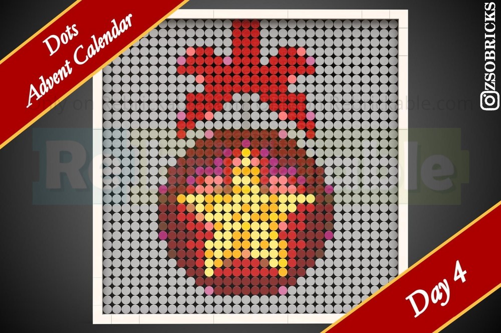 Lego Day 4 - Bauble - Dots Advent Calendar