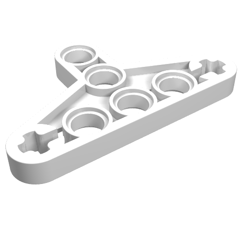 Lego Technic Beam Triangle Thin [Type I] / White