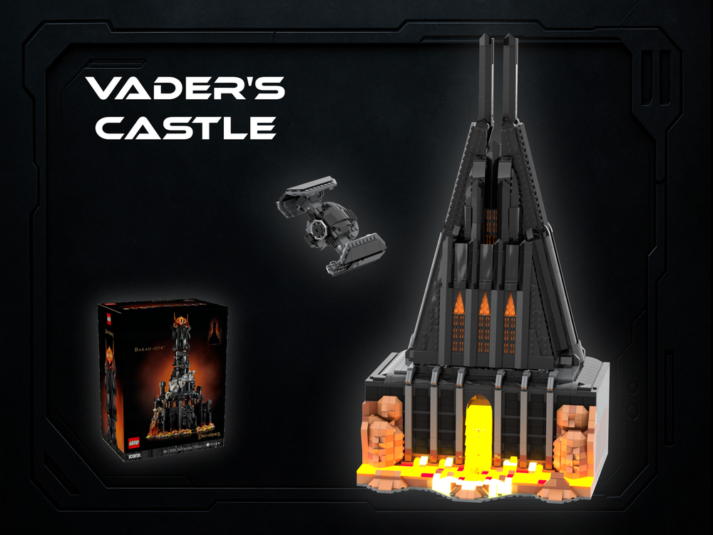 Lego Vader's Castle - 10333 Barad-dûr Alternative Build